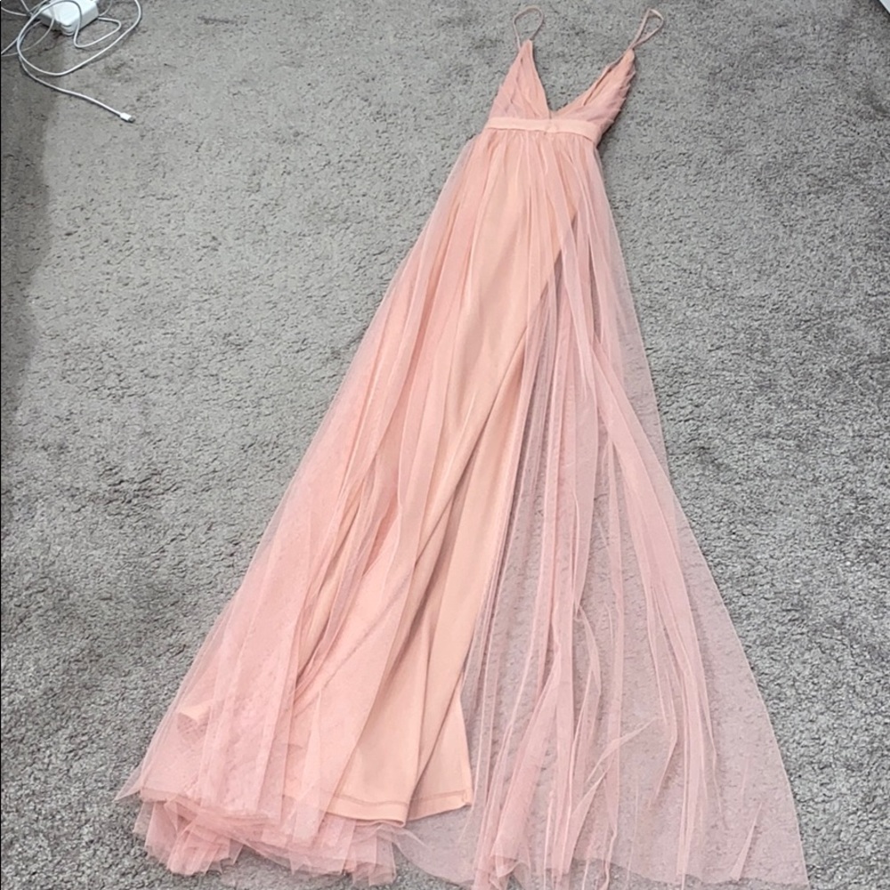 STEPS NY pink flowing dress